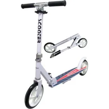 Koloběžka Mamido Velká skládací koloběžka H4 R-Sport bílá