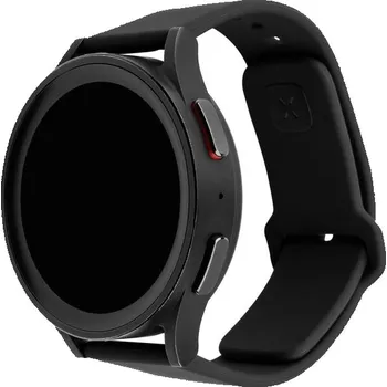 FIXED set silikonových řemínků s Quick Release 20mm pro smartwatch černý