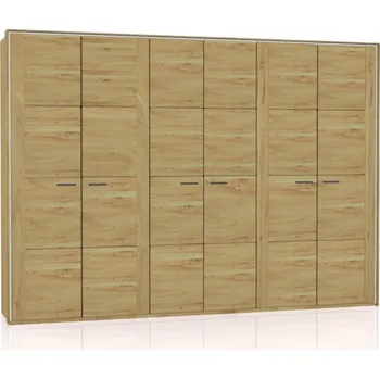 Šatní skříň Jitona Keros šatní skříň, 6 dveří, s římsou a lezénami