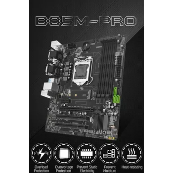 Základní deska Základní deska MACHINIST B85M PRO Motherboard For LGA 1150 Intel Core I3 I5 I7 CPU Support DDR3 RAM Memory M.2 Slot