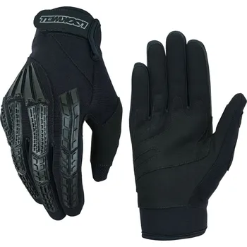 Moto rukavice Pánské textilní motocyklové rukavice Lookwell TRACK černé Velikost: XXL