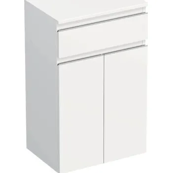 Koupelnový nábytek Koupelnová skříňka nízká Intedoor TRENTA bílá matná 50 x 83,4 x 35 cm TRE SN 50 1Z 2D S 379