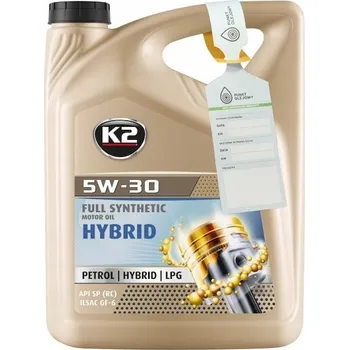 Motorový olej OLEJ K2 5W-30 HYBRID SP 5L