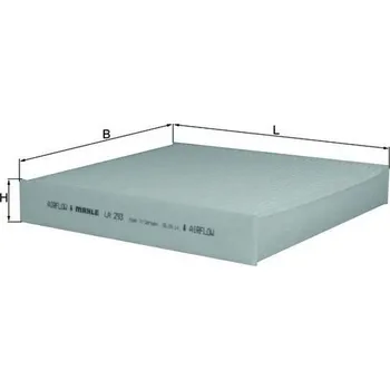 Kabinový filtr Filtr, vzduch v interiéru KNECHT LA 293