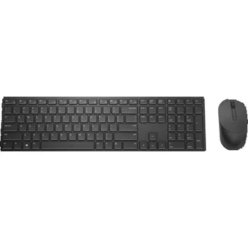 Počítač Dell | Pro klávesnice a myš | KM5221W | Sada klávesnice a myši | Bezdrátové | Včetně baterií | EE | Černá | Bezdrátové připojení