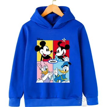 Chlapecký svetr MIKINA Disney "Mickey + Donald", různé barvy Barva: modrá, Velikost: 110