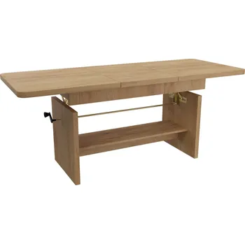 Nábytek Casarredo Jídelní/konferenční stůl MOJMÍR dub kraft zlatý