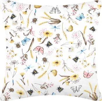 Povlak na dekorativní polštářek DARRÉ Bavlněný povlak na polštář Motýlí kouzlo Velikost: 40 x 40