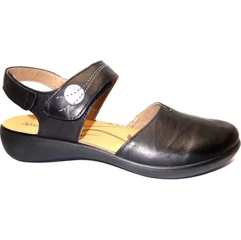 Dámské sandále Letní vycházková obuv, Westland, Ibiza 77, černo-stříbrná: Černá Hladká kůže 28 43 G - standardní šíře (28890-28890)