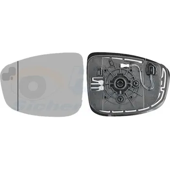 Auto zrcátko Sklo do zrcátka, vnější zrcátko VAN WEZEL 2780835