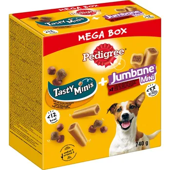 Pamlsek pro psa 740g Pedigree Tasty Minis & Jumbone Mini Snacks pro psy
