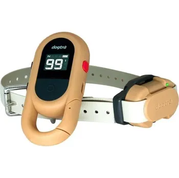 tréninková pomůcka pro psa Dogtra IQ Flex | Elektronický výcvikový obojek pro psy - béžová