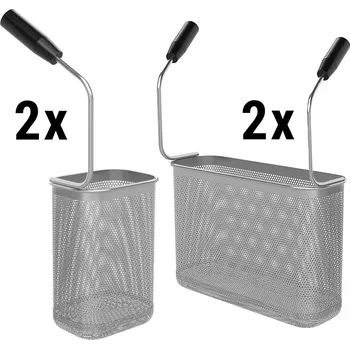 Strojek na těstoviny G.Gastro Sada košíků na těstoviny - 2x 1/3 a 2x 1/6