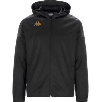 Pánská bunda KAPPA4SOCCER GREVOLO mikina černá/šedá M