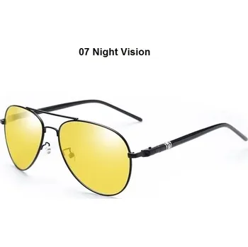 Sluneční brýle Polarizované sluneční brýle pilotní design UV400 - 07 Noční vidění
