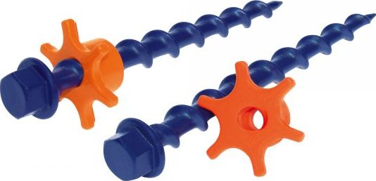 Lot De 6 Peggy Peg & Stop – Bagues à Visser Avec Écrou Contre-Écrou Pour Fixation Solide Et Rapide