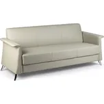 Kožená sedací souprava FOREST, třímístná, šedá