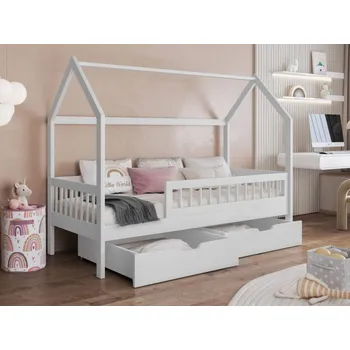 Postel Dětská postel Potiko 80, Barva:: bíla / bíla MIRJAN 5903211341762