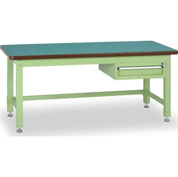 Dílenský stůl Profesionální dílenský stůl GL, 1 zásuvka, deska MDF + PVC, 2100x750 mm