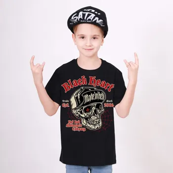 Chlapecké tričko Dětské Triko BLACK HEART GRAVITY Barva: Černá, Velikost: 3-4-R