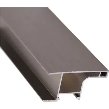 Stavební profil Interex light Hliníkový profil WAX pro osvětlení skříněk LED / Nerez 3 m