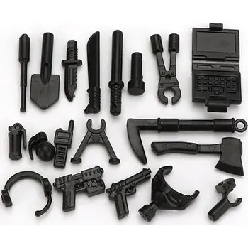 Figurka Vojenský set zbraní a figurky kompatibilní s Lego - C