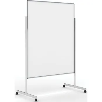 Informační a moderační tabule na kolečkách, 1200 x 1500 mm, lakovaná