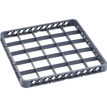 Příslušenství pro myčku Nástavec pro koše na sklo, 500 x 500 x 45 mm, 25 segmentů, 90 x 90 mm
