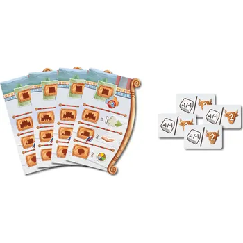 Desková hra Board&Dice Minos: Nové schopnosti staveb (minirozšíření EN)