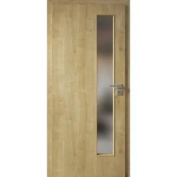 Interiérové dveře Interiérové dveře ZENIT 22 60L S3D dub přírodní prosklené