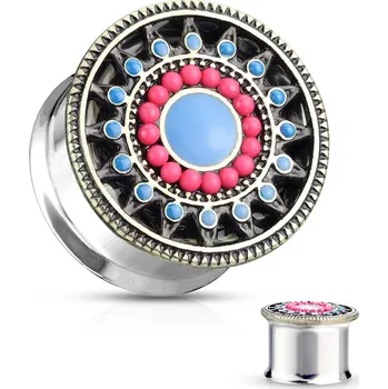 Piercing Šperky4U Plug do ucha ocelový - PL01241-10