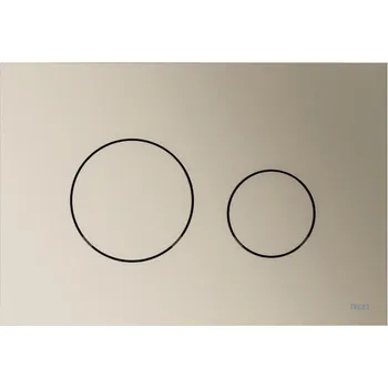 Tece TECEloop ovládací tlačítko, pro 2 množství splachování, metalický nikl (9240935)