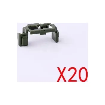 ostatní stavebnice Vojenské stavebnice mini kostky s příslušenstvím | styl lego - Q057-G8-B-20PCS