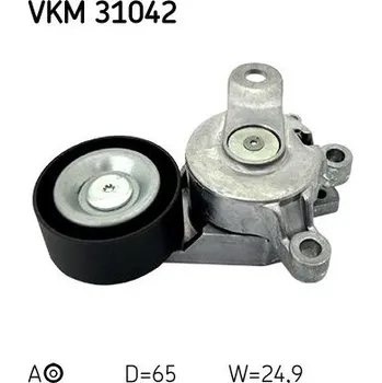 Napínák, žebrovaný klínový řemen SKF VKM 31042