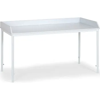 Dílenský stůl Montážní stůl s ohrádkou, kovové nohy, délka 1600 mm