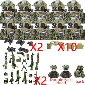 Stavebnice LEGO Vojenské stavebnice pro děti s historickými figurkami | lego styl komponenty - LSEJ-10PCS PD025-2PC