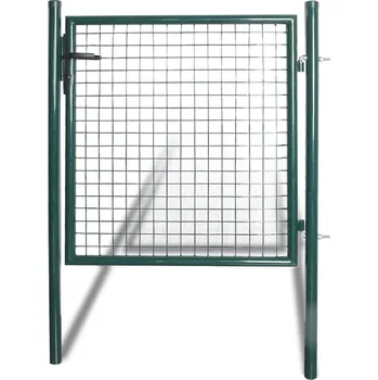 vidaXL Marketos Jednokřídlá plotová branka 100 x 100 cm práškově lakovaná ocel