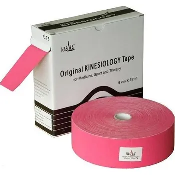 Tejpovací páska NASARA - Origina Kinesiology Tape JUMBO - 5cm x 32m - růžová