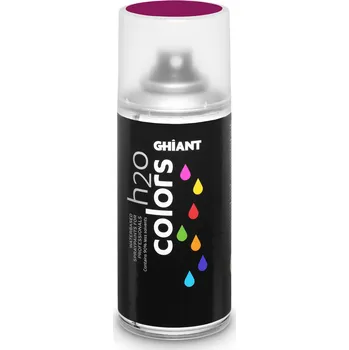 Speciální výtvarná barva Ghiant - H2O akrylová barva ve spreji - 150 ml - sytě růžová