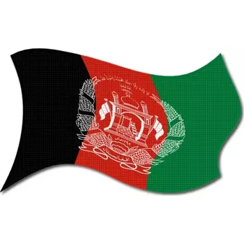 Vlajka Pelisport Afghánská vlajka vlající