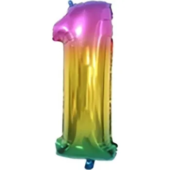 Balónek Balónek foliový TORO číslice "1" 30cm