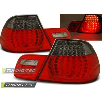 Osvětlení automobilu Tuning-Tec Zadní čirá LED světla BMW 3 E46 Coupe (1998 - 2003) - červené kouřové