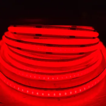 LED páska HurtLED LED COB pásek 12V červená 320D 5m 8W