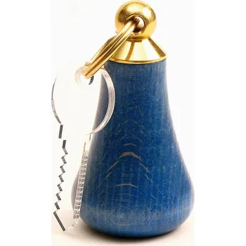 Skříňka na klíč Corping Dřevěná klíčenka, bez gumy, modrá