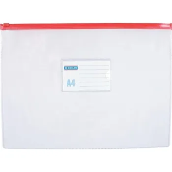 Zipová obálka Donau - A4, čirá, 1 ks