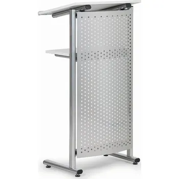 Corping Řečnický pult, šedý + plechový čelní panel