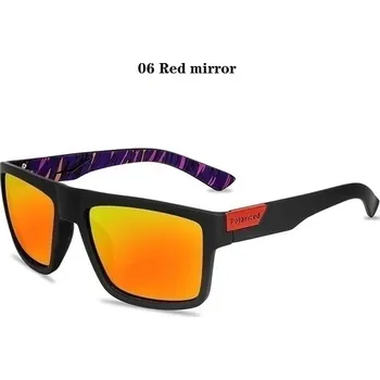 Polarizační sluneční brýle značkové vintage módní - 06 Červené zrcátko