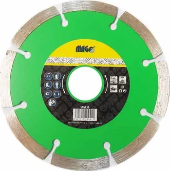 Řezný kotouč Super diamantový kotouč segmentový 115x22,2mm