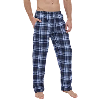 Pánské pyžamo Pánské domácí kalhoty Cornette 691/52 XXL Modrá