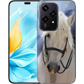 Pouzdro na mobilní telefon Gelový kryt mmCase na Honor 200 Lite 5G - bílý kůň